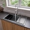 Alfi Brand 33 inch Granite Composite Workstation Single Bowl Drop In Sink w Accessories AB3418SBDI-T - alternate 1